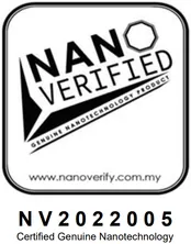 NanoVerified, certified genuine nanotechnology product