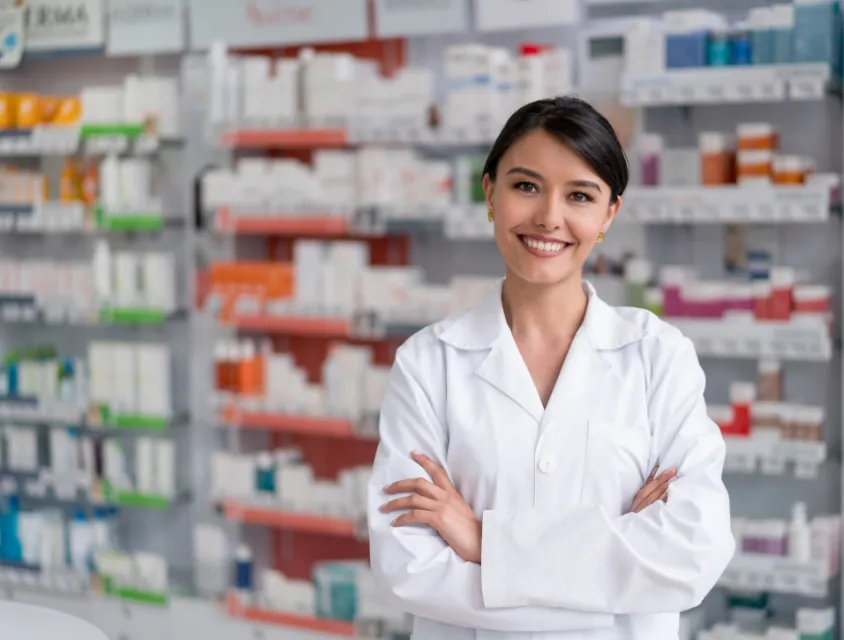 Pharmacist in a pharmacy